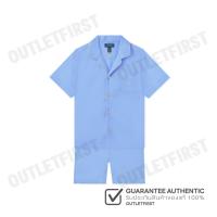 ราคา POLO RALPH LAUREN รุ่น COTTON SHORT PYAJAMA SET SOLID AUSTIN BLUE CODE: 714899503005 เซ็ทชุดนอน ชุดนอนผู้ชาย ชุดนอนสีฟ้า (43462237935)