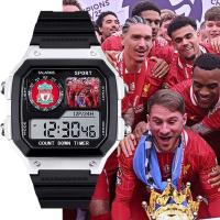 ราคา UEFA Premier League Liverpool แฟชั่นคุณภาพผู้ชาย/ผู้หญิงธุรกิจกีฬาสันทนาการกันน้ํานาฬิกาอิเล็กทรอนิกส์เรืองแสง (26091161117)