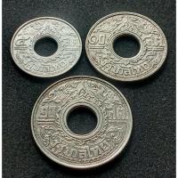 ราคา เหรียญสตางค์รูเนื้อเงินครบชุด(ร.8) (43263783663)