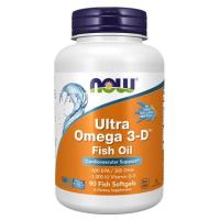 ราคา NOW Foods, Ultra Omega 3-D, 600 EPA / 300 DHA, 90 Fish Softgels (41675823433)