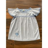 ราคา เสื้อยี่ห้อ Lyn Around ไซด์ L สีฟ้า ลายจุด แขนตุ๊กตา ทรงปล่อย แต่งกระเป๋าหน้า 1 ใบ น่ารักมากๆๆ (10550889197)