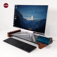 ราคา Storm ที่วางจอคอม ชั้นวางคอม ที่วางคอม โต๊ะวางคอม โต๊ะวางหน้าจอคอมพิวเตอร์ แท่นวางคอมพิวเตอร์ ตั้งโต๊ะ MS651U (4355965846)