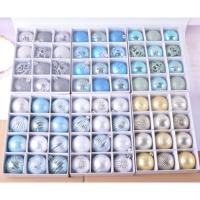 ราคา ลูกบอลแฟนซี ประดับต้นคริสต์มาส ลูกบอลคริสต์มาส ของตกแต่งต้นคริสต์มาส Fancy Christmas Tree Ornaments Ball Set 6cm 12pcs (41610504413)
