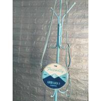 ราคา กระเป๋าสะพายหนังสีเขียวมิ้นท์ ทรงกลม ด้านหน้าเป็นผ้าลาย ขนาด 7 × 7 × 2.5" (25554123287)