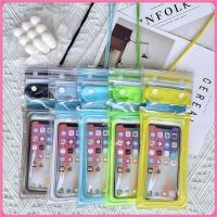 ราคา [สงกรานต์] ซองกันน้ำ กระเป๋ากันน้ำ ถุงกันน้ำ ซองโทรศัพท์ ซองมือถือ กันน้ำ4ชั้น WaterProof Bag ถมสายห้อยคอ มี ถุงลม (27124559048)