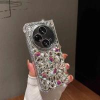 ราคา สําหรับ OPPO ค้นหา N3 หรูหราสีสัน Rhinestone เพชรพับเคสโทรศัพท์สําหรับ OPPO ค้นหา N2 TPU Anti-Drop ป้องกันปกหลัง (27851052855)
