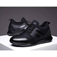 ราคา Hitam Vexda รองเท ้ าผู ้ ชาย สีดํา ลําลอง NB007 (25467548877)