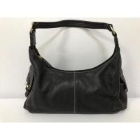 ราคา กระเป๋ามือสอง ของแท้ ANNE KLEIN New York สีดำ หนังแท้ ขนาด 13 นิ้ว พร้อมส่งค (15849592112)