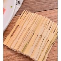 ราคา ส้อมจิ้มผลไม้ ไม้ไผ่ (แพคละ100ชิ้น) (23229886556)