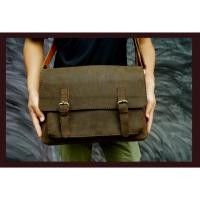 ราคา กระเป๋าสะพายข้าง หนังวัวแท้ 100% กระเป๋าใส่โน๊ตบุ๊ค 15 นิ้วได้ กระเป๋าใส่กระดาษเอกสารได้ พร้อมส่ง TA06 (26702943181)