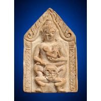 ราคา ขุนแผนขี่โหงพราย หลวงพ่อกวย ชุติณธโร วัดโฆสิตาราม จ.ชัยนาท เนื้อผงน้ำมัน ยุคต้น ปี 2500 ขุนแผน พระขุนแผน 2 (24583303213)