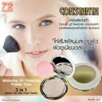 ราคา แป้งพัฟ Constanta Whitening UV Protection Powder Cake 3in1 CT014 แป้งผสมรองพื้นเนื้อเนียนละเอียด Constanta แป้งรองพื้น (18554128604)