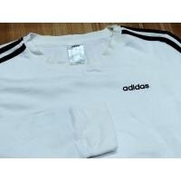 ราคา เสื้อแขนยาว Adidas สีขาวจั้มแขน แทบดำ ไซต์L มือสอง (27410773459)