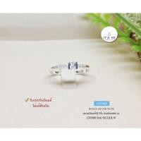 ราคา แหวนเงินแท้92.5% แบบหัวชูเพชร cz (เพชรกลาง 3mm.) งานน่ารักๆ ค่ะ size 5-10(ราคาต่อวง)(เนื้อเงินแท้) : CZ0360 (18838257873)