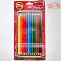 ราคา Polycolor KOH I NOOR hardtmuth 12 สี ดินสอสี (44422710643)