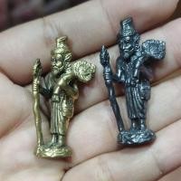 ราคา บรมครูปู่ฤาษีเดินดงถือตาลปัตรเนื้อทองเหลืองขนาดประมาณ 3 ซม (26655815750)