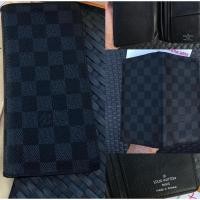 ราคา กระเป๋าสตางค์ louis vuitton brazza graphite wallet canvas ปี 2009 ของแท้ (25577197533)