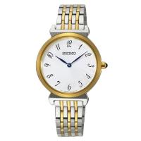 ราคา [ผ่อนเดือนละ 709]SEIKO นาฬิกาข้อมือผู้หญิง สายสแตนเลส รุ่น SFQ800P1 - สีเงิน/ทอง ของแท้ 100% ประกัน 1 ปี (14799062451)