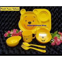 ราคา 1 เซ็ต ชุดอาหารเด็กเมลามีนฟลาวเวอร์แวร์ 6 ชิ้น ถาด ชาม ถ้วยน้ำ ช้อน ส้อมเมลามีน ตรานกเพนกวิน ลายหมีพูห์ (22554641990)