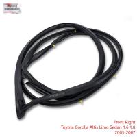 ราคา ยางขอบประตู หน้า-ขวา F-Rh แท้ 1ชิ้น สีดำ สำหรับ Toyota Corolla Altis Limo Sedan ZZE121 1.6 1.8 ปี 2003-2007 (7029616704)