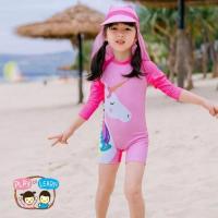 ราคา ชุดว่ายน้ำเด็ก Unicorn ชุด 2ชิ้น ได้ชุดและหมวกกันแดด #ชุดว่ายน้ำยูนิคอร์น #ชุดว่ายน้ำโพนี่ (1869539023)