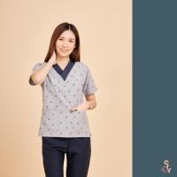 ราคา scrubvet: เสื้อสครับลายบลูเทอเรีย (เฉพาะเสื้อ) (5353324616)