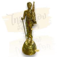 ราคา พระสิวลี พระสิวลีทองเหลือง มหาลาภ #พระสีวลี หน้าตัก 3 นิ้ว สูง 22 cm ทองเหลืองแท้100% (6759100671)