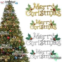 ราคา PREVALENT แท็กแขวนตกแต่งตัวอักษร, จี้คริสต์มาสทองเงิน Merry Christmas, กระดานตัวอักษรสามมิติที่น่าสนใจเครื่องประดับต้นคริสต์มาส (41924263902)