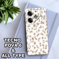ราคา AC47/Softcase Procamera ยางยืดหยุ่นสําหรับ HP TECNO POVA 6 / POVA 6 Pro 2024 ล่าสุด Floral Motif / เคสป้องกัน HP kesing silicon Tpu (44372090732)