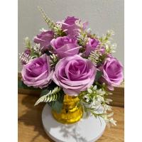 ราคา พานดอกไม้ พานกุหลาบ พานงานพิธี พานดอกกุหลาบสีม่วง พานใหญ่ๆๆ พานพุ่ม ไหว้ครู บูชา สินค้าพร้อมส่งไว (40412632206)