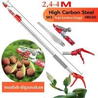 ราคา กรรไกรตัดกิ่ง กรรไกรตัดผลไม้ กรรไกรตัดหนีบ กรรไกรตัดกิ่งด้ามยาว กรรไกรตัดกิ่งด้ามยาว เสายืดไสลด์โลหะผสมอลูมิเนียม 1.8-3 (27104598572)