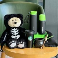 ราคา 2024 Starbucks Halloween Green ghost series, กระเป๋าเป้ตุ๊กตาหมี, ถ้วยประกอบ, ชุดผี, แก้วเก็บความร้อนสแตนเลส (43468307820)