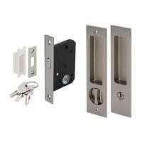 ราคา HAFELE มือจับประตูซิงค์อัลลอยด์ พร้อมอุปกรณ์ล็อคประตูบานเลื่อน (12475914407)