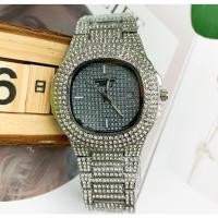 ราคา Patek Philippe Quartz Movement Diamond Ladies Business Watch สายสแตนเลสแฟชั่น (25793102577)