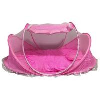 ราคา Hot Deal ที่นอนเด็ก 2 in 1 แบบมีมุ้งครอบกันยุง (สีชมพู) (659989858)