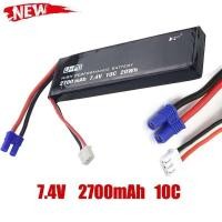 ราคา ❥ 2700Mah 7.4V แบตเตอรี่ Li-Po 2 In 1 สําหรับ Hubsan H501s H501a H501m H501c X4 RC Quadcopter D (27731420209)