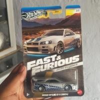 ราคา Hot Wheels Fast & Furious Nissan Skyline GT-R R34 Brian OConner (27925778313)