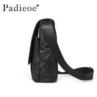 ราคา ❤ PADIEOE Shoulder Casual Messenger Bag Leather Large Capacity Men's Business Travel Backpack (27354786100)