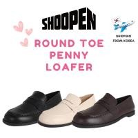 ราคา [SHOOPEN] รองเท้าโลฟเฟอร์หัวแหลมทรงกลม 1.5 HPWWCC411M (27563605125)