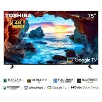 ราคา Toshiba TV รุ่น 75M550NP ทีวี ขนาด 75 นิ้ว 4K Ultra HD Quantum Dot Google TV HDR10+ Smart Clearance (42074545823)