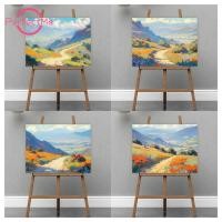 ราคา [PM] ภูมิทัศน์ภาพวาดภาพวาดสีน้ํามัน 40x50 ซม.ภาพวาดดิจิตอล DIY ตกแต่งบ้านดิจิตอลบนผ้าใบ 5248 (29062572542)