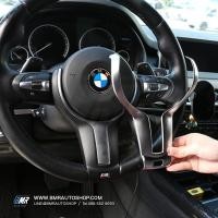 ราคา ทริมครอบก้านพวงมาลัย M Sport BMW **สำหรับพวงมาลัย M sport ตามรูปเท่านั้น** ตกแต่งพวงมาลัย BMW (24134343581)