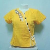 ราคา ✨เข้าใหม่ พร้อมส่ง เสื้อผ้าฝ้าย สีเหลือง ผ้าพื้นเมือง ผ้าไทย ราคาถูก (1254265590)