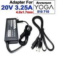 ราคา Adapter For Lenovo yoga 510 710 B50-10 5A10K78753 01FR142 ( 65W 20V 3.25A 4.0*1.7mm Charger Supply Laptop ) (5270232386)