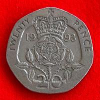 ราคา เหรียญอังกฤษ​​ United Kingdom 20 pence ปี 1993 เหรียญต่างประเทศ (23850976724)