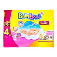 ราคา BabyLove EASY TAPE ผ้าอ้อมเด็ก เบบี้เลิฟ อีซี่ เทป ขนาดเมก้า ไซส์NB (84ชิ้นแถม4ชิ้น) (1229226605)