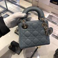 ราคา Dior/Dior Female Bag Lady Dior Series Super Mini Cowhide Handbag S0856ONGE (27692903945)