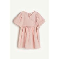 ราคา H&M(เอชแอนด์เอ็ม) เดรสแขนพอง Puff-sleeved dress 1211800_1 (43959246386)