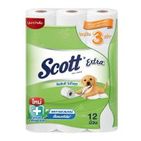ราคา สก๊อตต์ เอ็กซ์ตร้า กระดาษำระ ความยาวสามเท่า 24 ม้วน (5491) Scott Extra (6203970132)