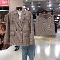 ราคา ส่งต่อ เสื้อสูท H&M ลายสก็อต มือสอง ไซส์ 32P (40960613533)